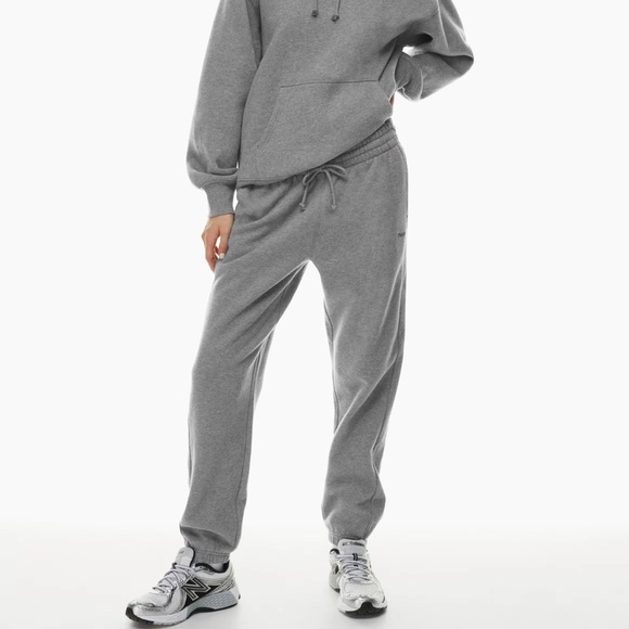 Aritzia Pants - Aritzia Cozy Fleece Boyfriend Sweatpant in Heather Dark Grey